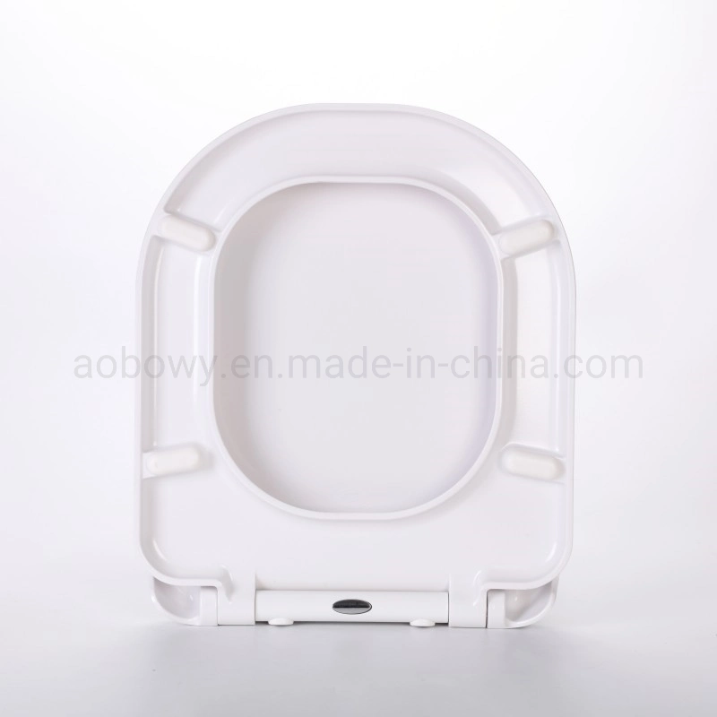 British Market D Shape UF Toilet Seat Slow Close and Quick Release Function