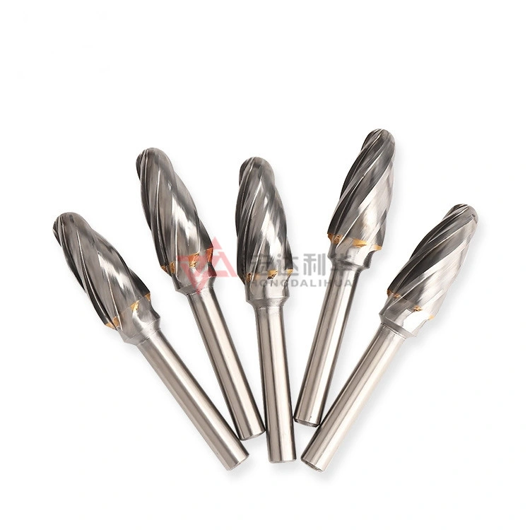 Series Sh Flame Shape Carbide Burs with Double Cutter