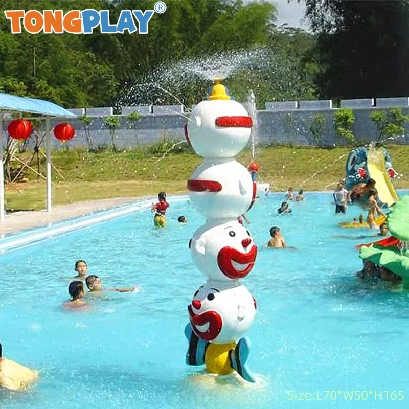 Cartoon Snail Water Spray Kids Swimming Pool Games Sprinkler Outdoor Water Playground Facility