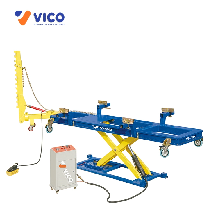 Vico car Frame machine Relissant Puller, réparation automobile approuvée ce Banc