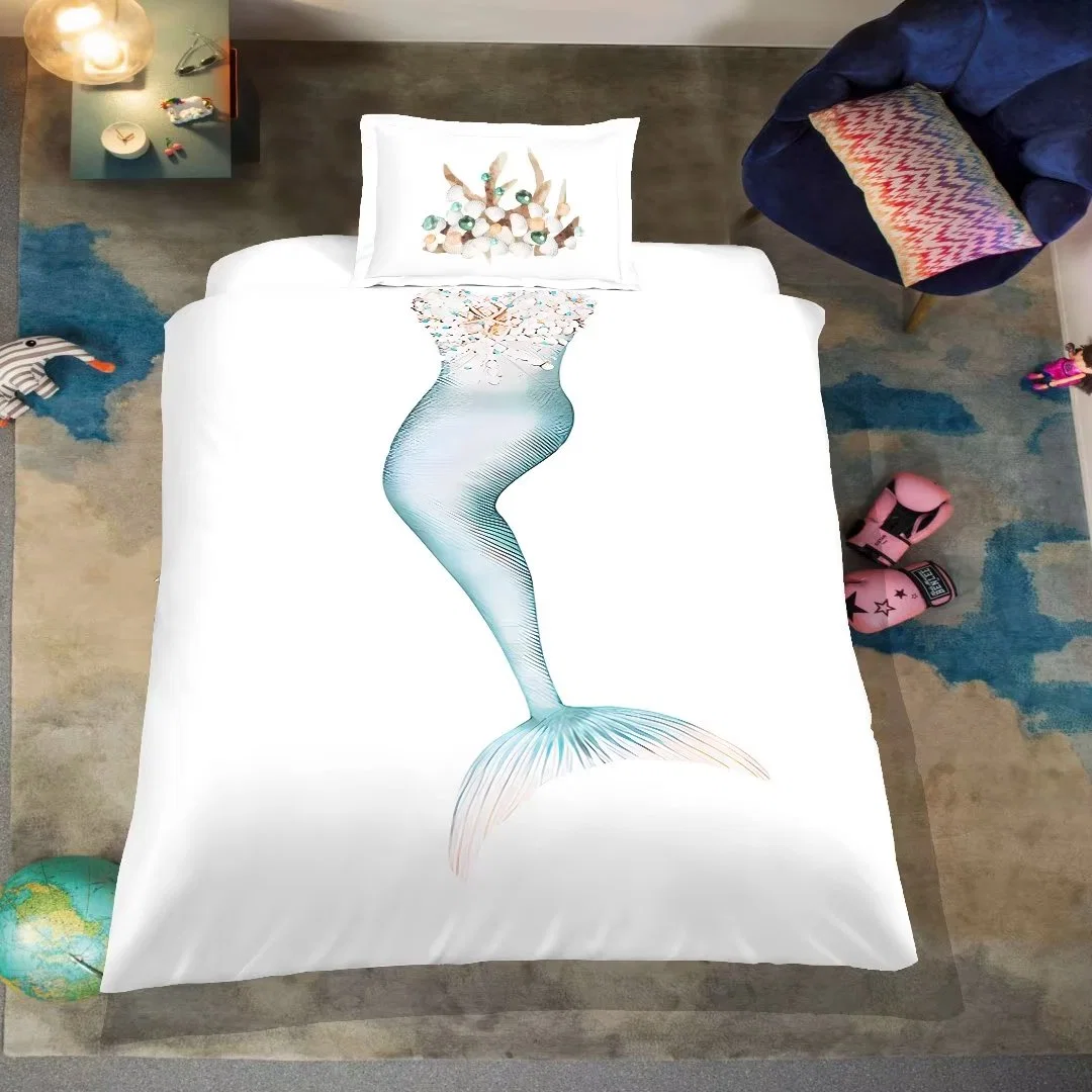 Sweet Princess Patterns 3D Printed 90GSM Duvet Cover with 2 Pillowcases and Bed Sheet