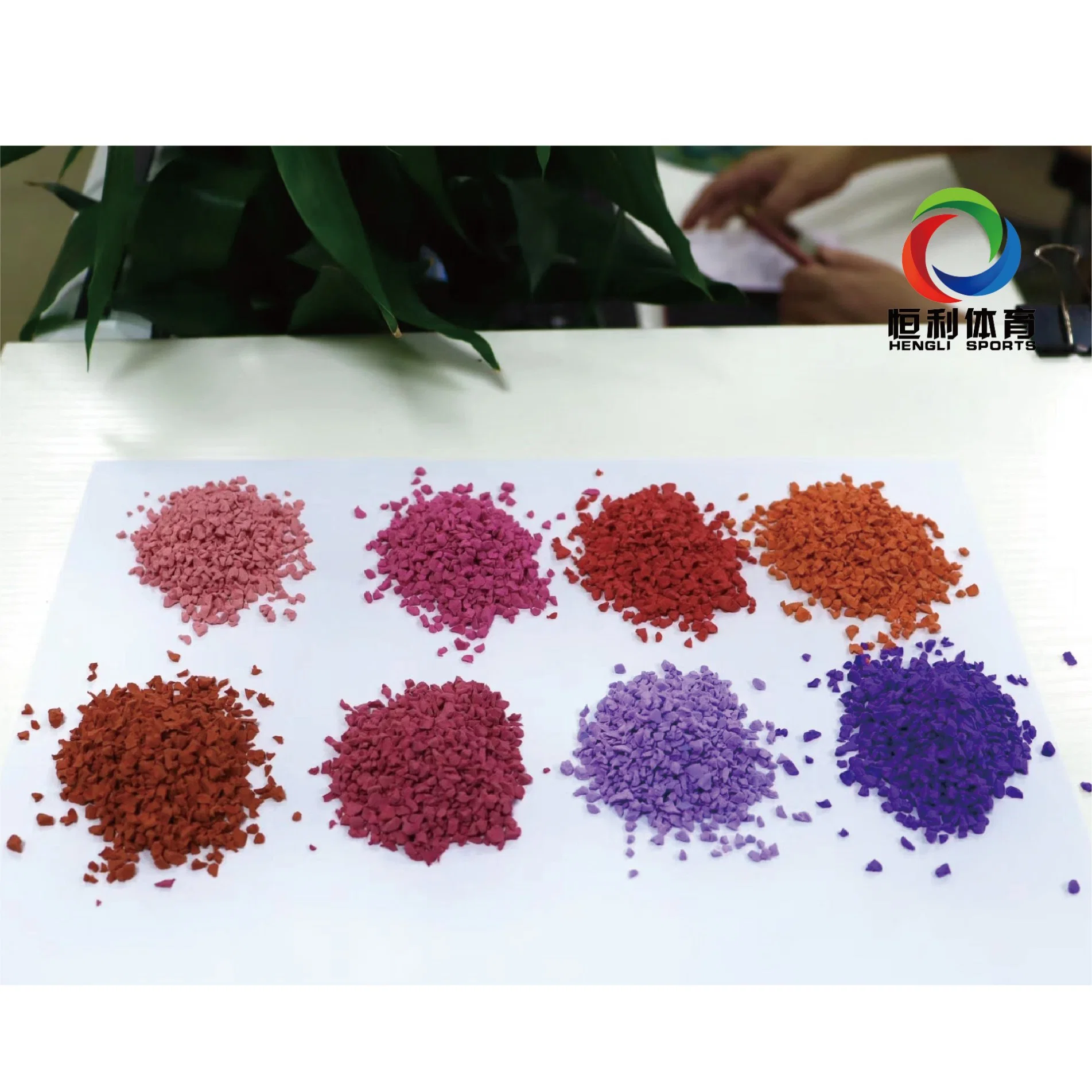 Free Sample Eco-Friendly EPDM Colored Rubber Particles EPDM Rubber Granules