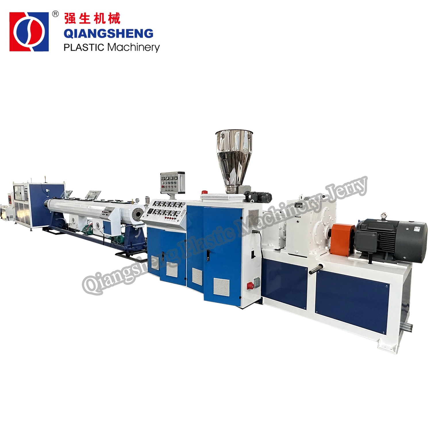 Plastic UPVC PVC Extruder Water Drainage Irrigation Electric Conduit Hose Tube Pipe Extrusion Production Making Manufacturing Machine