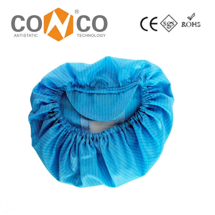 Conco Breathable Cleanroom Customized Antistatic ESD Cap to Safe Work