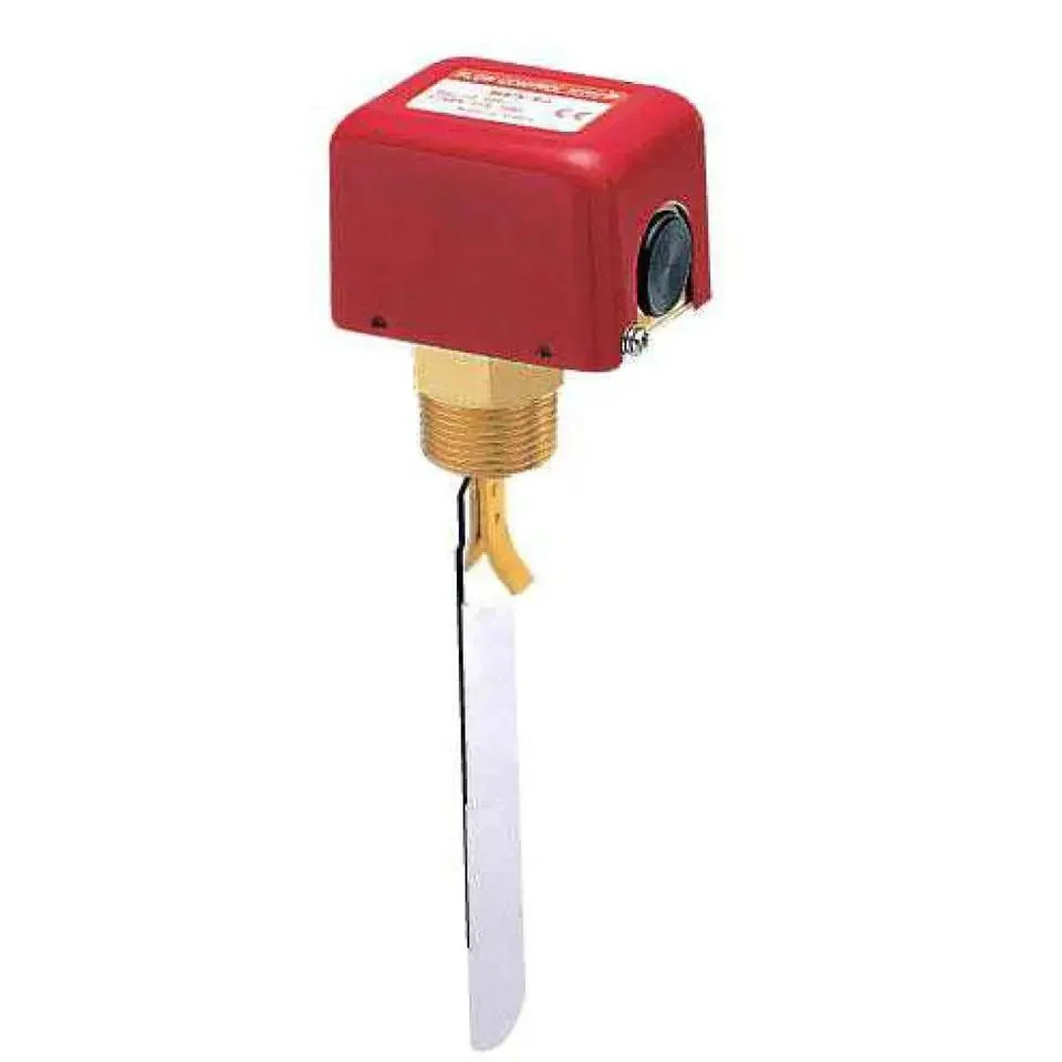 Hfs 25 Interruptor de flujo de líquido rojo el control de flujo de agua eléctrica Paleta Digital de alarma para el sistema HVAC