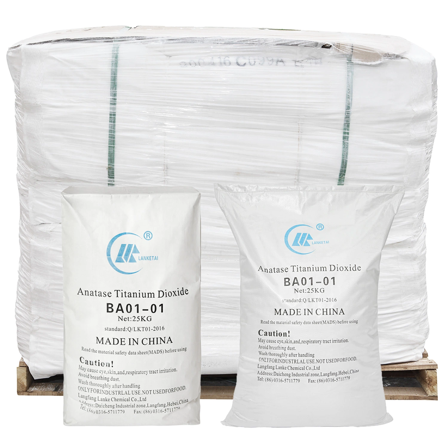 Anatase Titanium Dioxide Ba01-01 for Plastic Rubber Paper Paint Textile Building Coatings