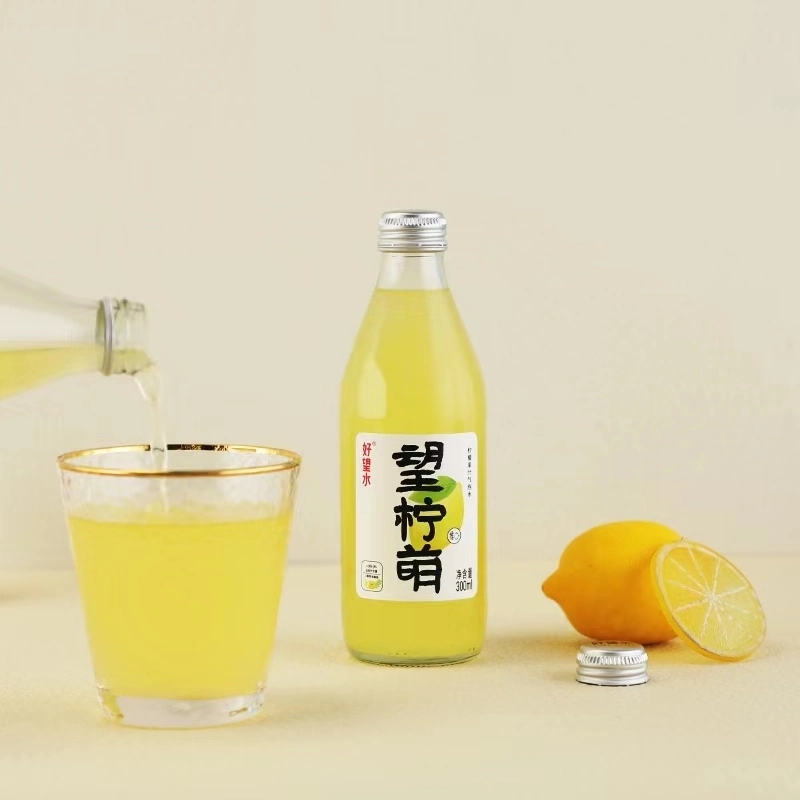 OEM No Alcoholic Wholesale/Supplier Soft Drink 300ml*24bottle Lemon Juice