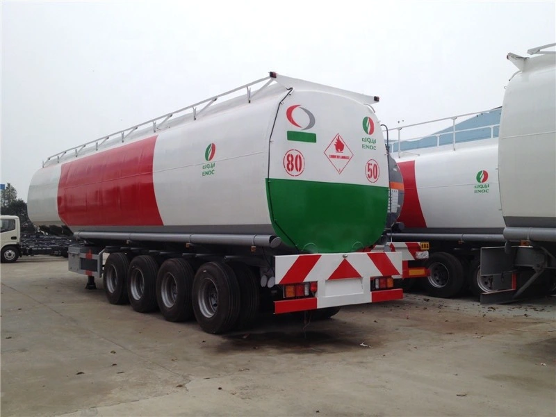 35cbm/35000l Carbon Steel Oil Tanker Semi Trailer