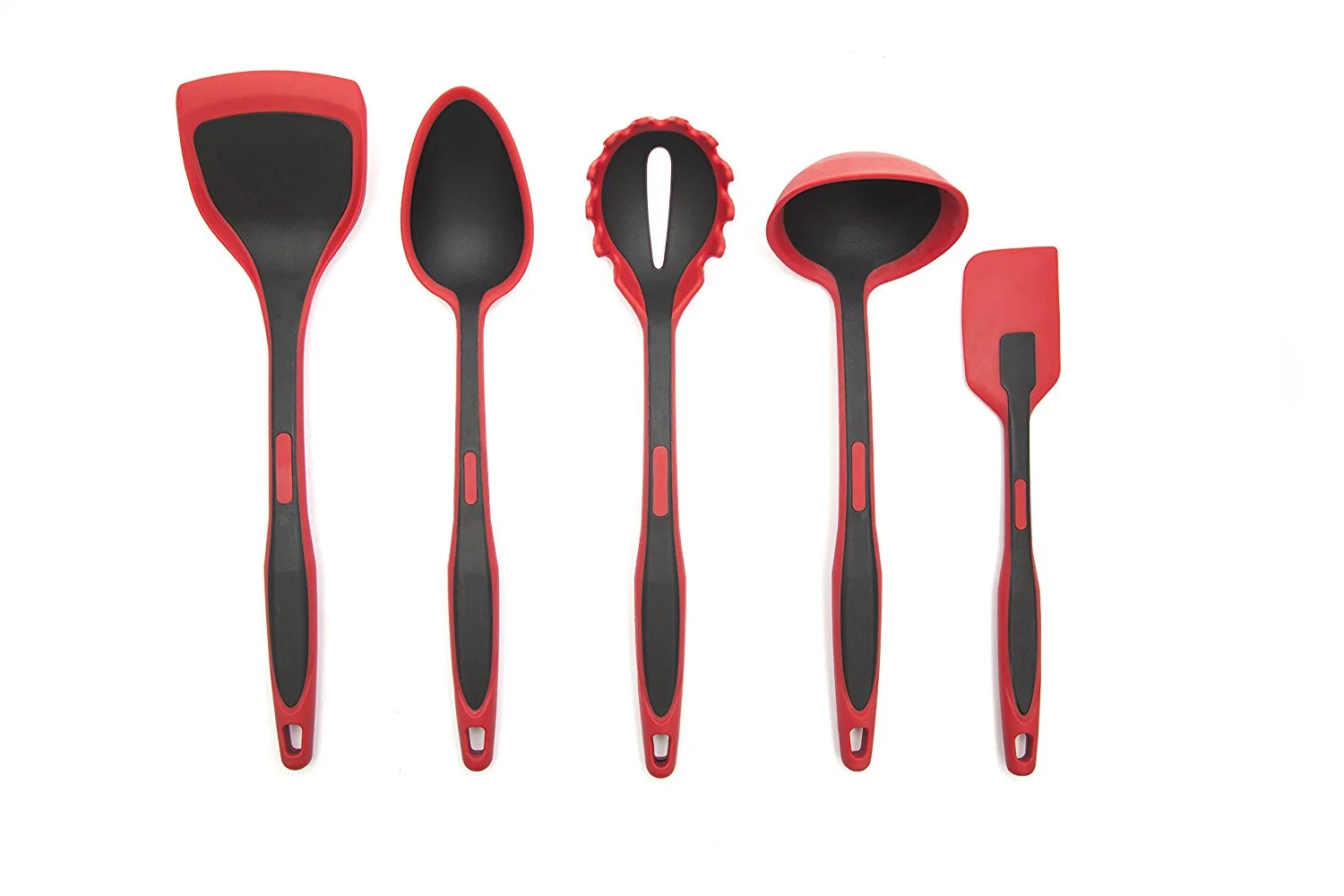 Utensilio de cocina de silicona Set de servidores de gama alta de los espagueti, con lo último de la espátula, Turner espátula, cuchara de servir