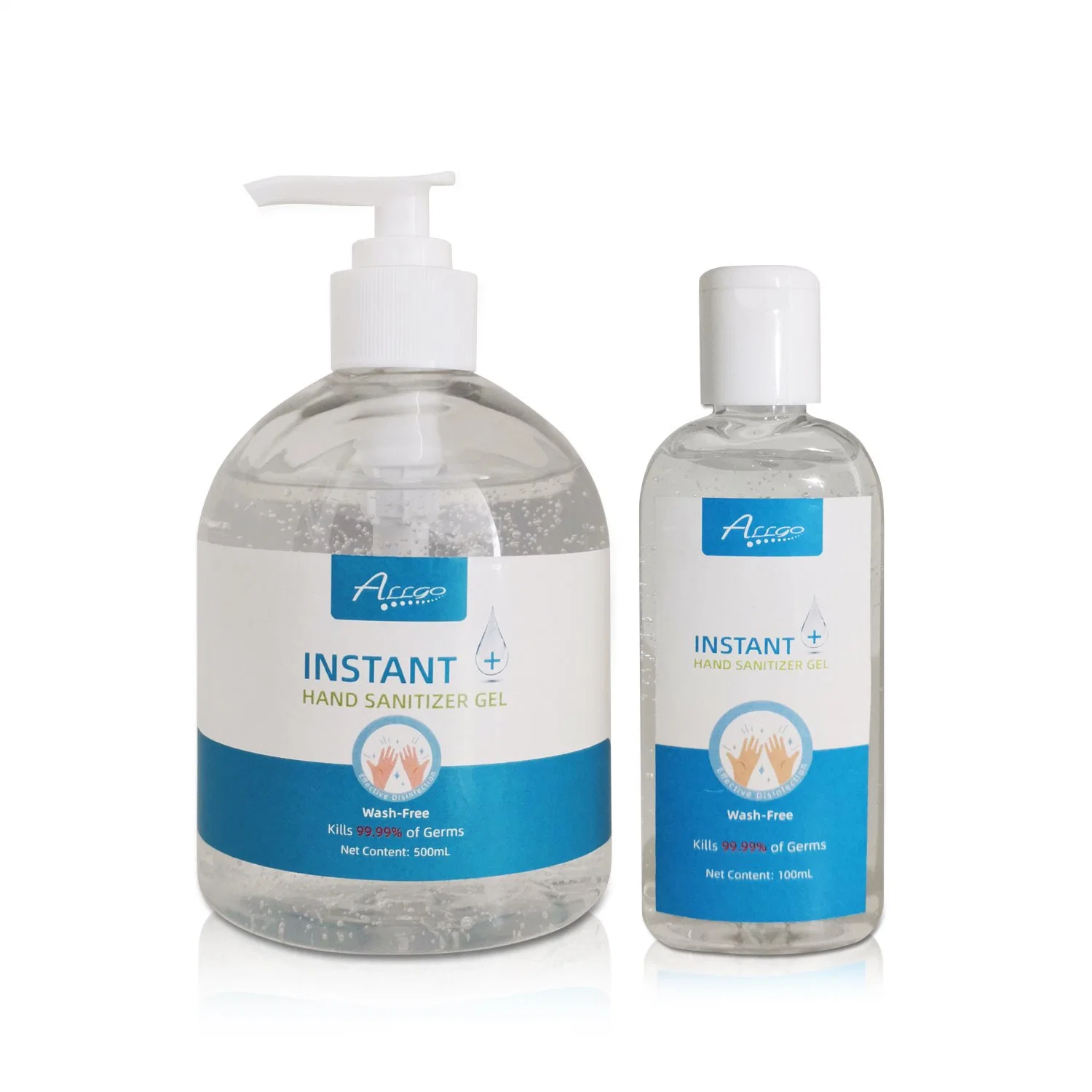 Effective Hand Sanitizer Gel 99.99% Disinfection Rate for Germs and Virus