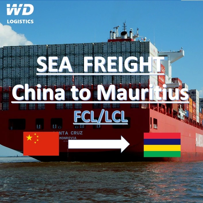 20/40FT LCL/FCL Sea Freight From China to Mauritius (Port Louis) with Guangzhou Shenzhen Qingdao Shanghai Warehouse Service