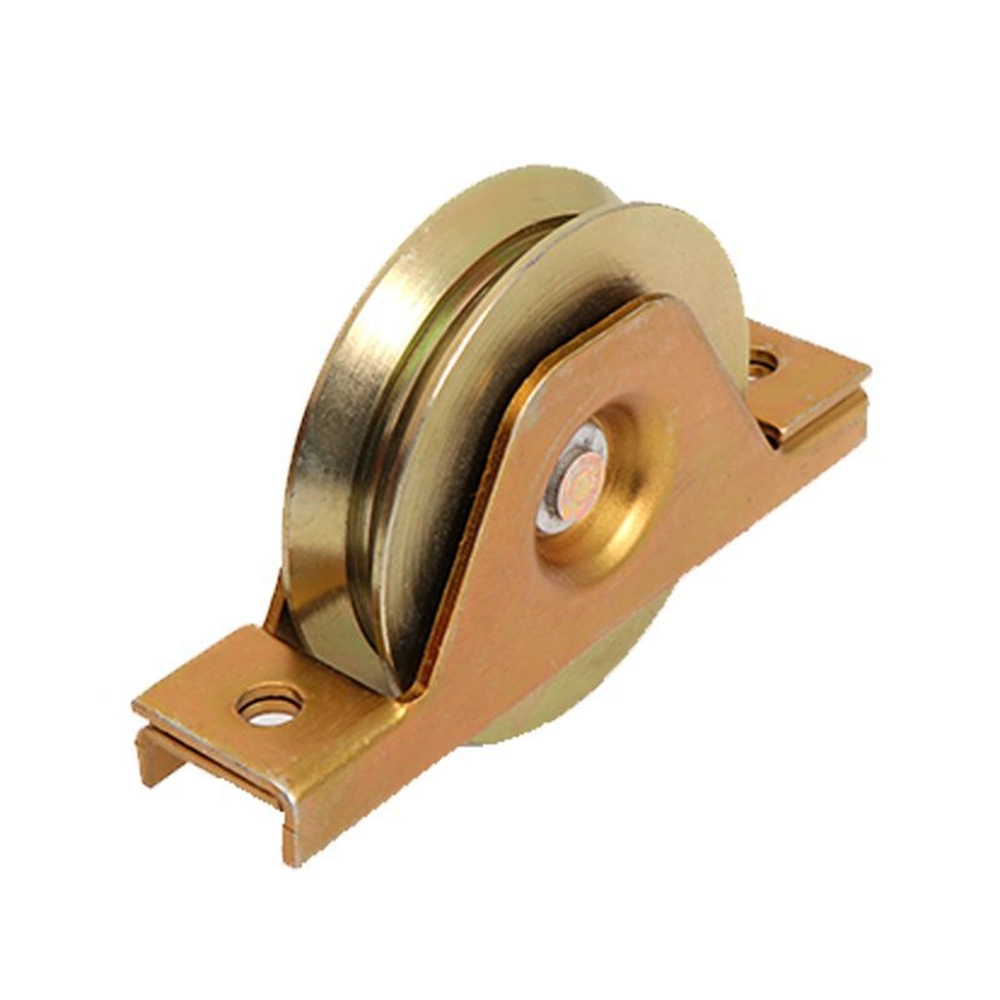 Y U V Groove Gate Wheel Industrial Door Track Caster Support All Customization Hardware Factory Direct Color Zinc Metal Heavy Duty Stable Sliding Gate Roller