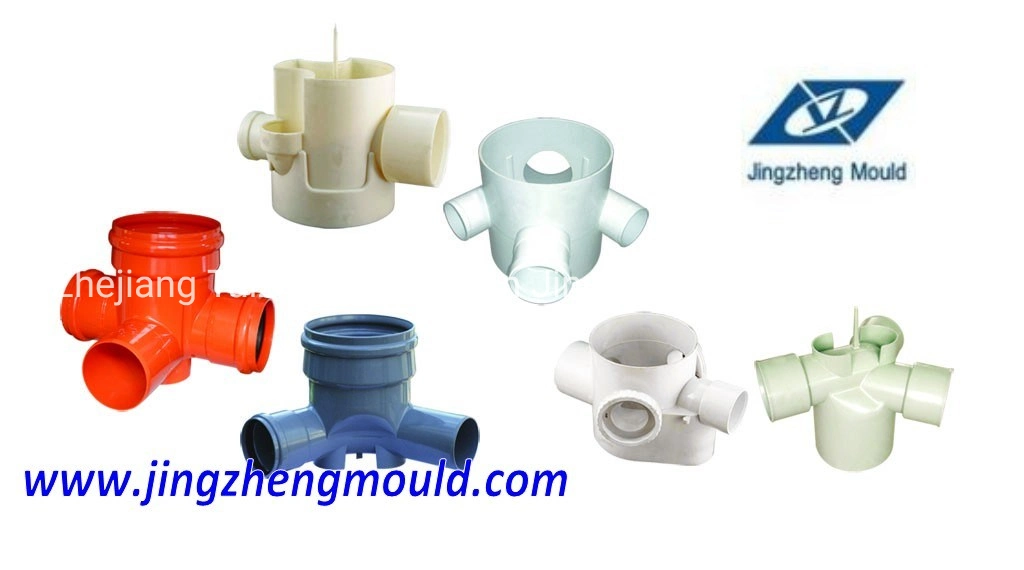 PVC Injection Collapsible Core Plastic Pipe Fitting Mould (JZ-P-C-03-021-A)