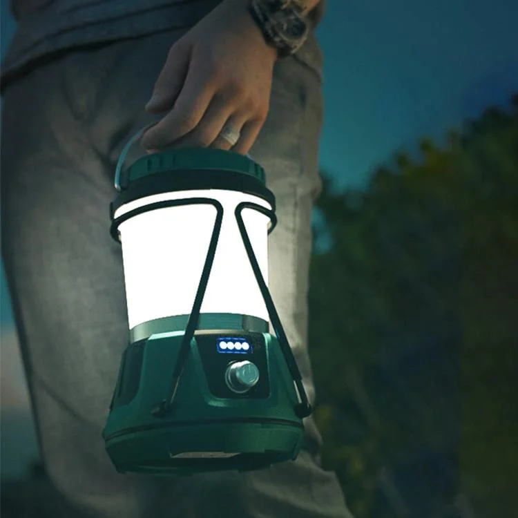 Multifunctional Foldable High Power Camping Lantern with Handle Waterproof Camping Light