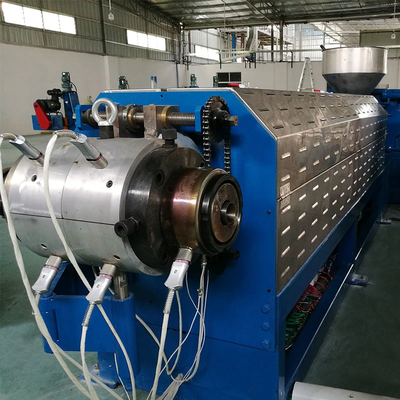 Electric Drop Copper Wire Making Machine PE Insulation Power Cable Extrusion Machine