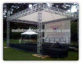 Proyecto de sonido Line Array de aluminio tornillo audio Altavoz Global Truss