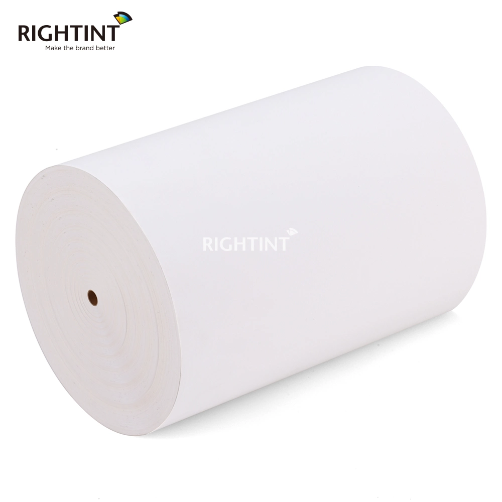 50 mic Strong Adhesion Waterproof Self Adhesive PET Film Jumbo Vinyl Roll Label Adhesive Sticker Paper