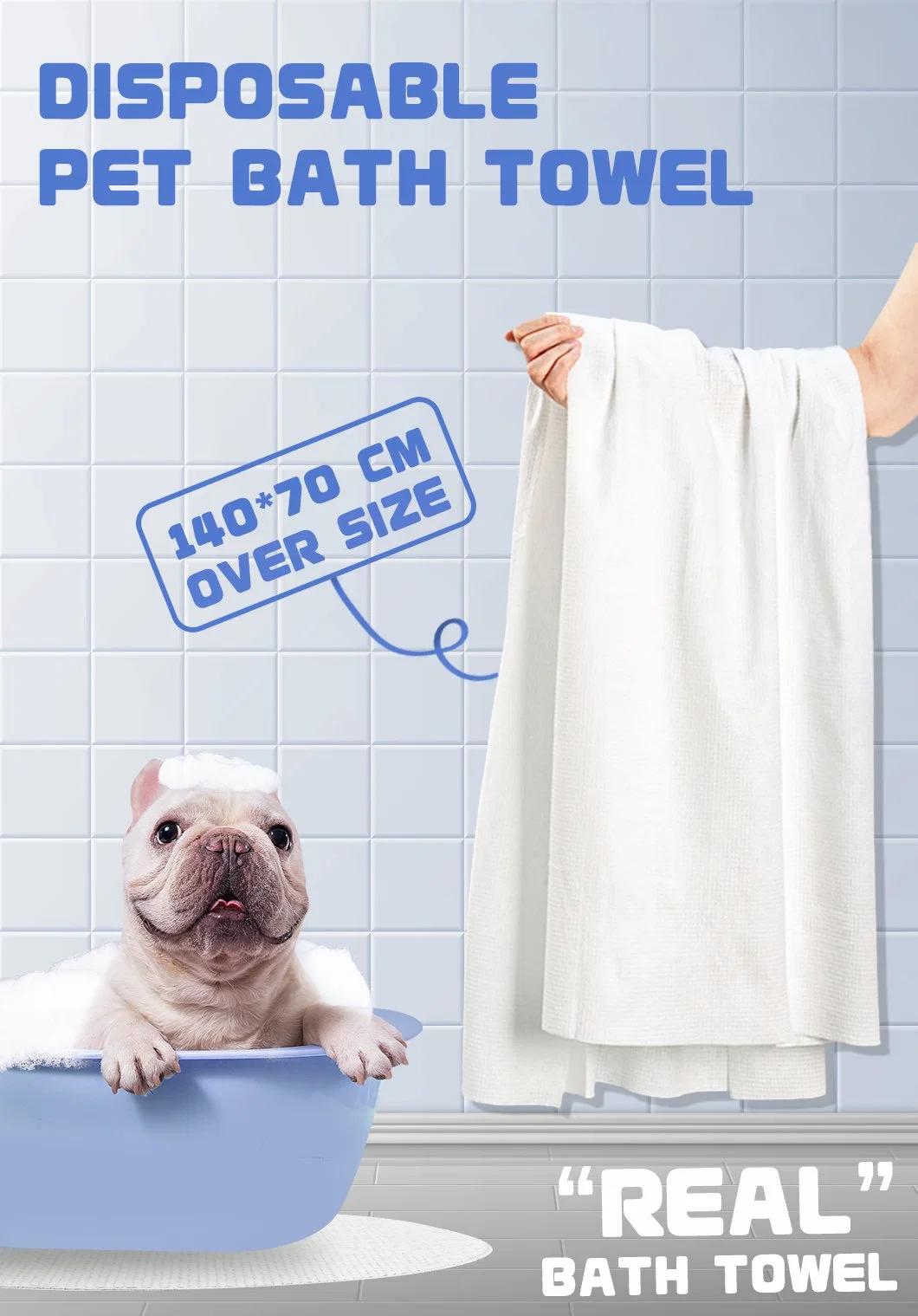 OEM Wholesale/Supplier Non Woven Clean and Deodorize Strong Water Absorption Pet Disposable Towel