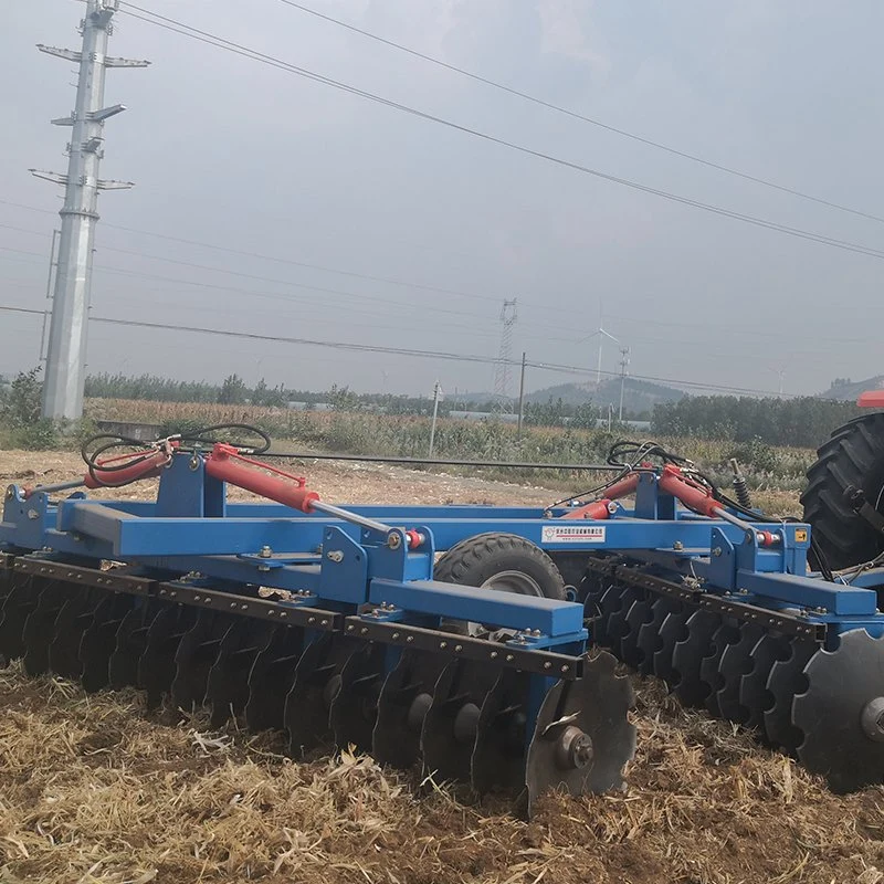 24 Disc Blade Heavy Duty Disk Harrow Hydraulic Disc Harrow Tractor Trailed Disc Harrow