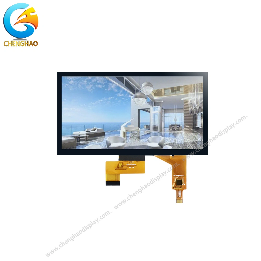 China proveedor 1024X600 de 7 pulgadas de pantalla LCD táctil capacitiva de Monitor de pantalla táctil de cajero automático