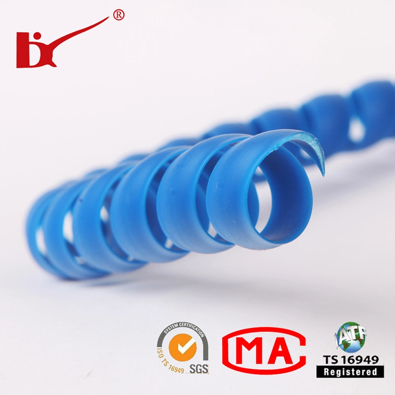 PP Matériel résistant aux UV Flexible hydraulique de garde en spirale