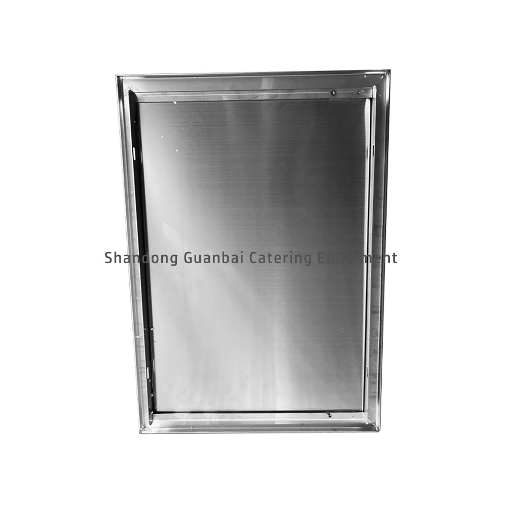 Guanbai high quality stainless steel kitchen cabinet double access door