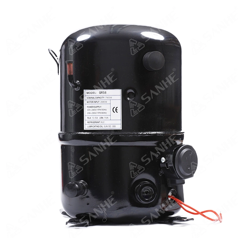 Medium High Back Pressure Compressor R404A 20 HP Mini Hermetic Qr3-134p Piston Air Refrigerant Compressor