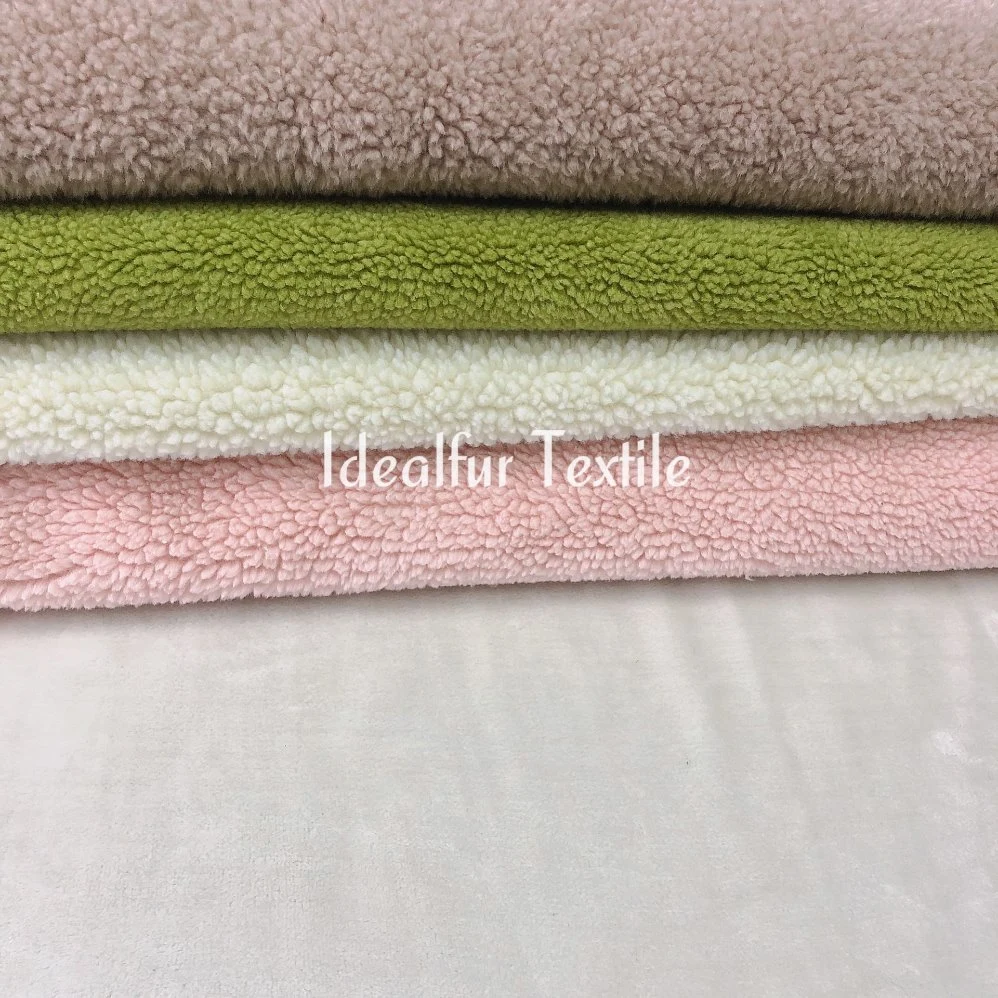 Solid Color Imitation Lambs Wool/Faux Sheep Fur/Granules Plush