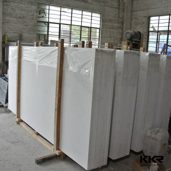 Pure White 20mm Artificial Stone Quartz Slabs Quartz Stone Counter Top Material