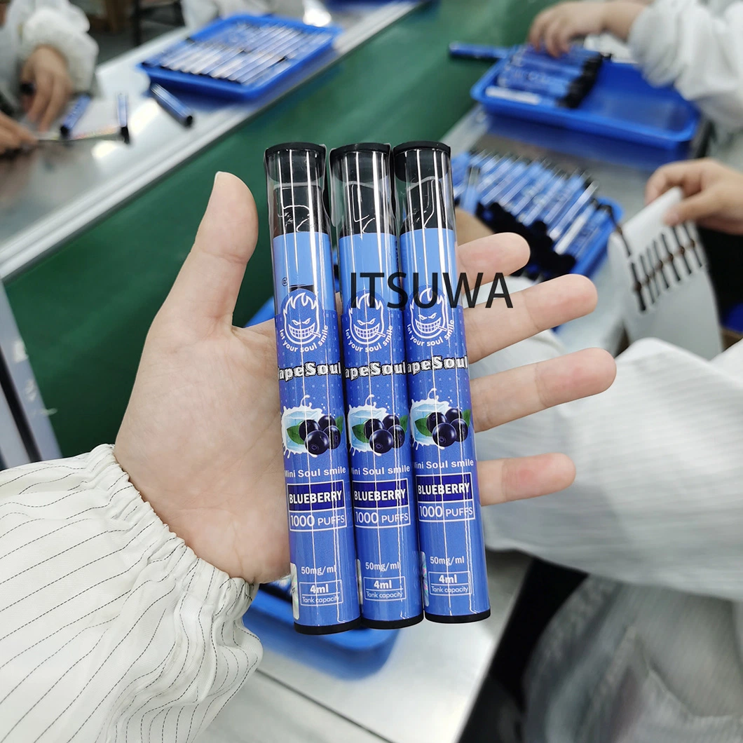 Ituwa Vapesoul desechables VEP E-Sigara Doblemint Energy VAPE Cigarros electrónicos Vaper Puff Desposable Shenzhen VAPE dulce Puff