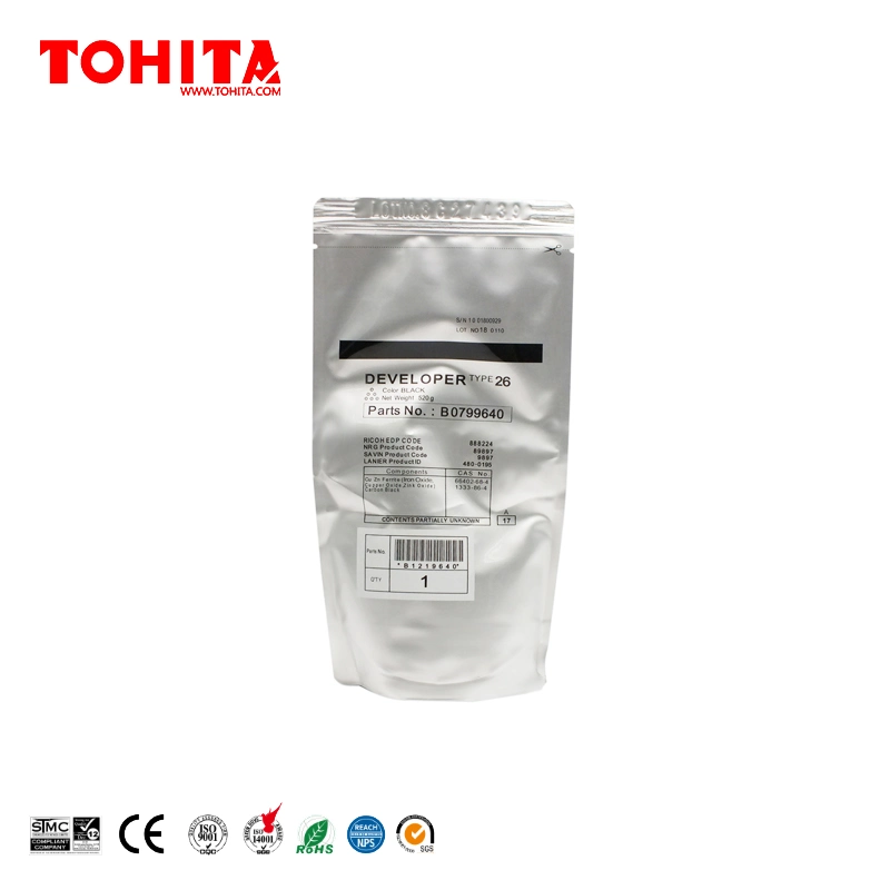 Developer Powder Type 26 B079-9640 480-0158 B0799640 888190 89888 9888 for Ricoh Aficio 2035 2045 3035 3045 Develop Powder Tohita