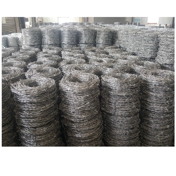 25kg Hot-Dipped Galvanized or PVC Coated Barbed Wire with Customizable Specification