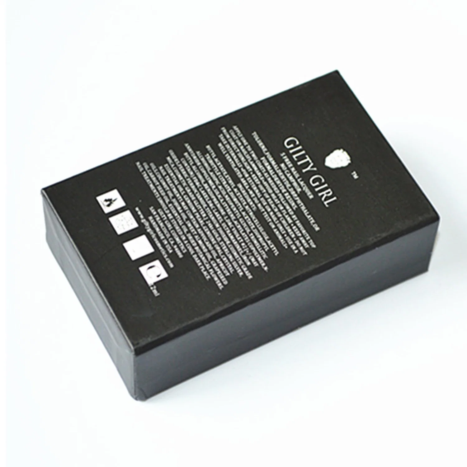 Small Matte Black EVA Foam Insert Drawer Slide Print Paper Packing Box