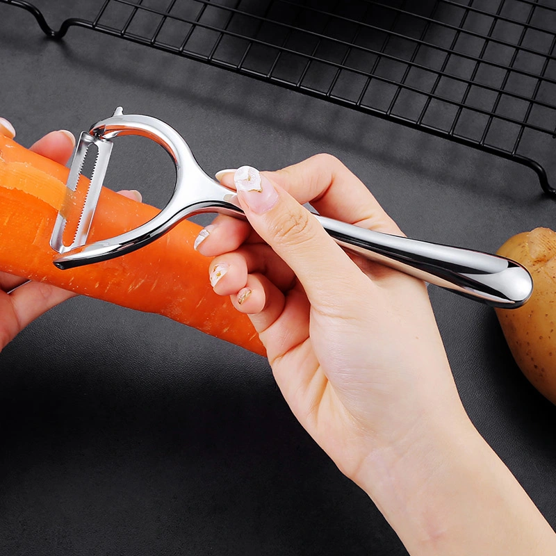 Zinc Alloy Fruit Peeler Kitchen Gadget Y Shape Peeler Potato Carrot Vegetable Peeler