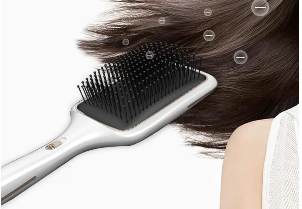 Amazon Hot Selling Air Cushion Paddle Brush Electric Head Massager Wireless Scalp Massage Brush