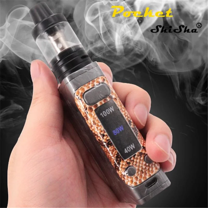 P8 100W Vape Starter Kit de Batería 2000mAh 0.5ohm 3ml Atomizer Tank cigarrillos electronicos cuadro moda Mod Ecig