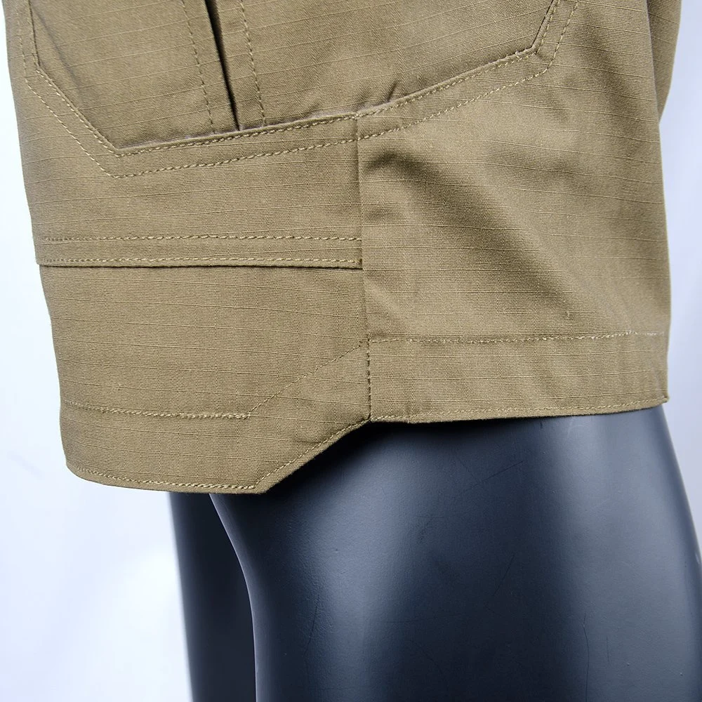 Canvas Cargo Shorts with 6 Pockets