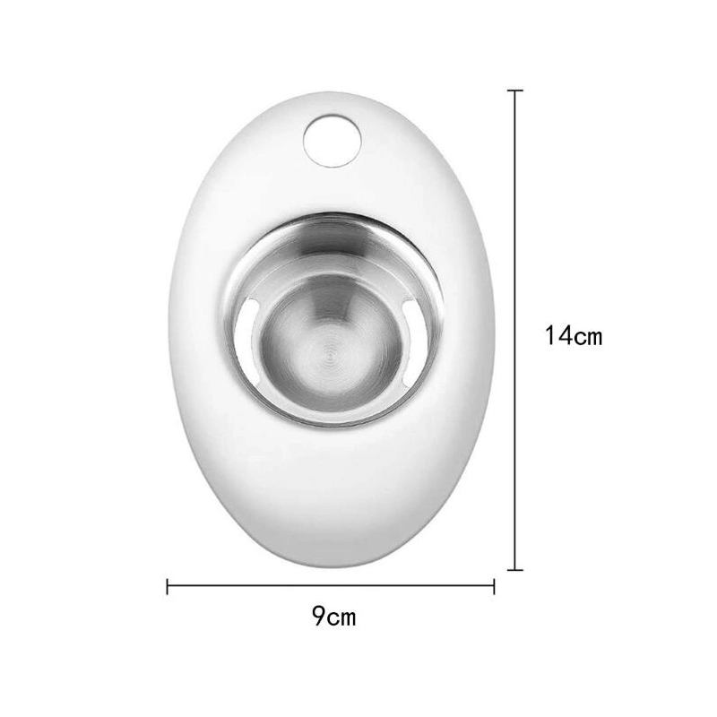 Separador de huevo premium, separador de yema de huevo de acero inoxidable, filtro de clara de huevo, separador de yema y clara de huevo, herramienta de separación de cocina para cocinar y hornear Esg12302.