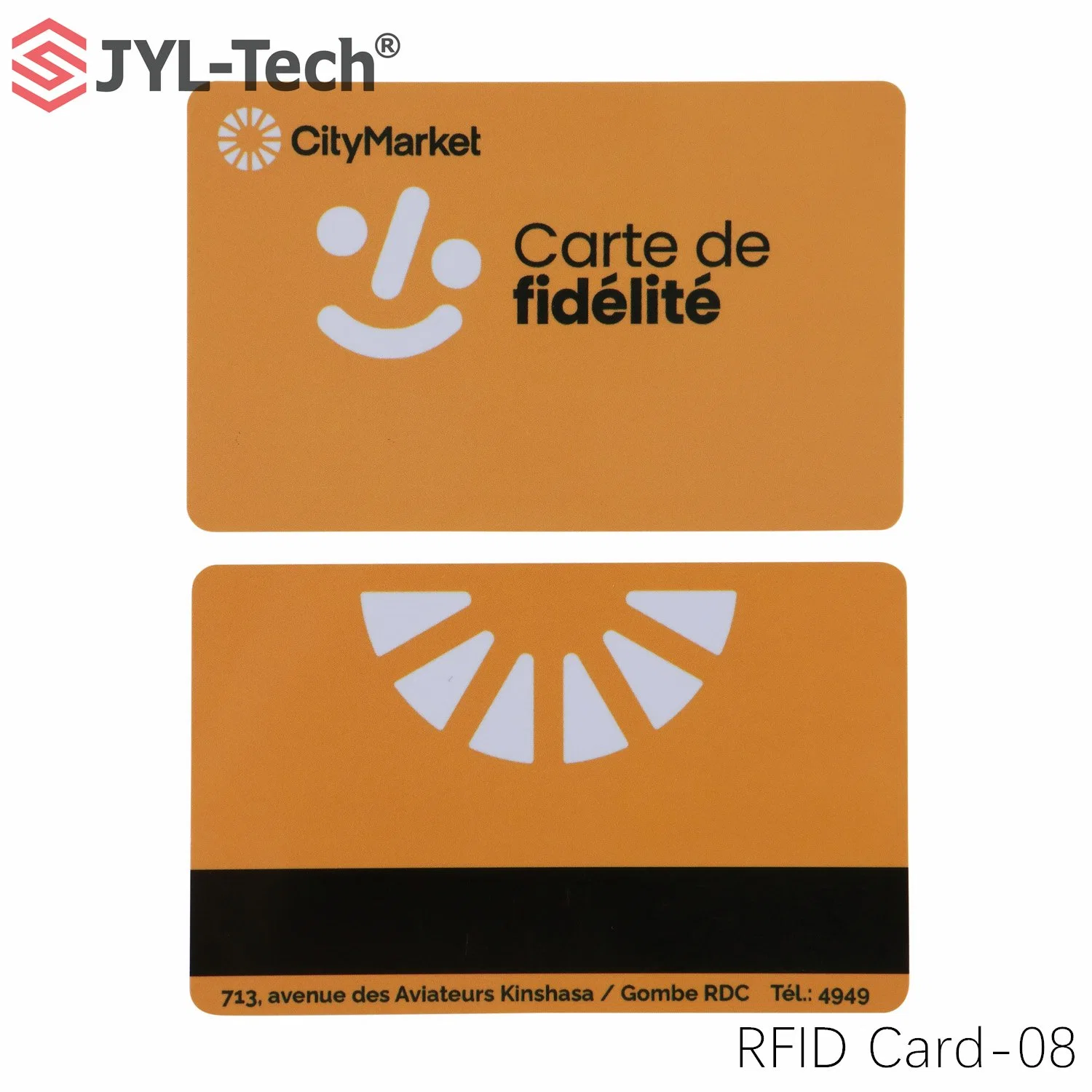 13,56 MHz mémoire 1K ISO14443A logo personnalisé RFID Hotel Key Smart Carte