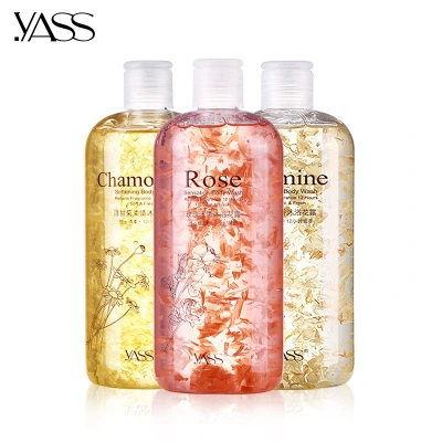 OEM Brand Shower Jelly Moisturizing Lasting Fragrance Plant Extract Body Wash Petals Shower Gel