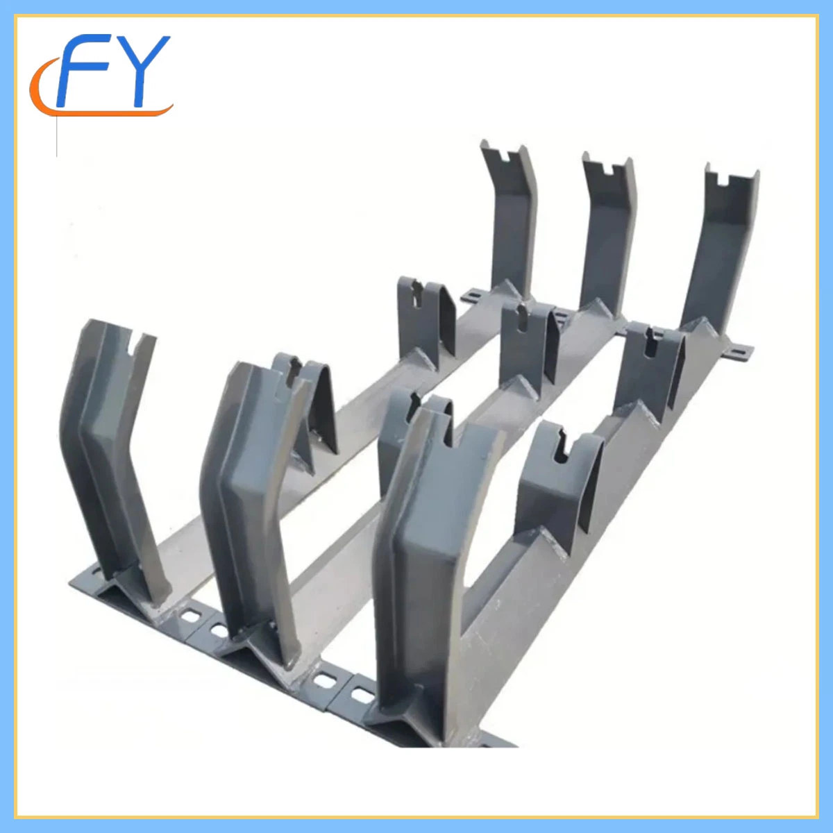 Carrying Machines Customized Conveyor Bracket Roller Frame OEM&ODM Service for Cement, Stone