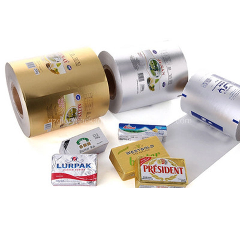 Butter Margarine Pckaging Aluminium Foil Paper Laminated Paper