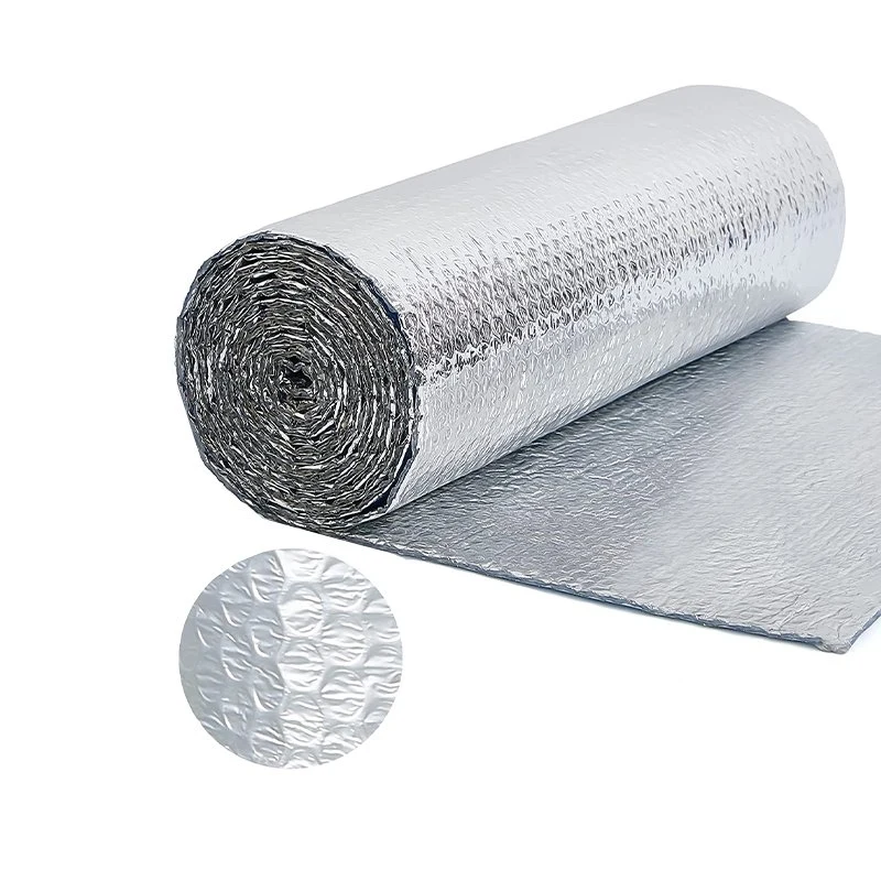 Custom Aluminum Bubble Foil Heat Reflective Thermal Roof Insulation Material Rolls