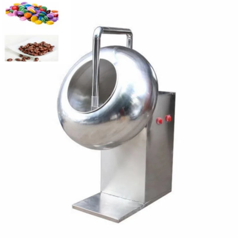 Chocolate Panning Machine Stainless Steel Coating Pan Machine for Peanut Automatic Almond Sugar Coating Machine