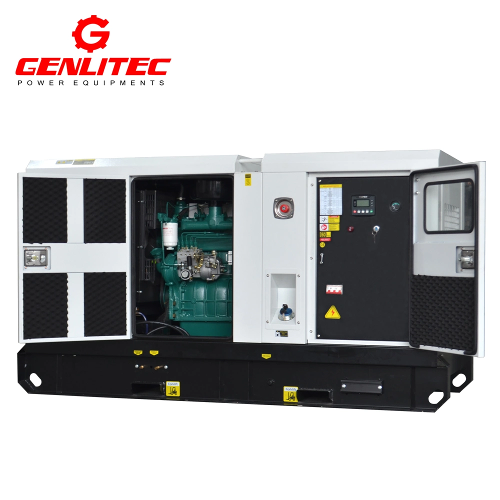 50 Hz 1 500 tr/min 3 phases tension Générateur de moteur diesel Ricardo de Chine Silent Canopy 38 kVA 30 kw