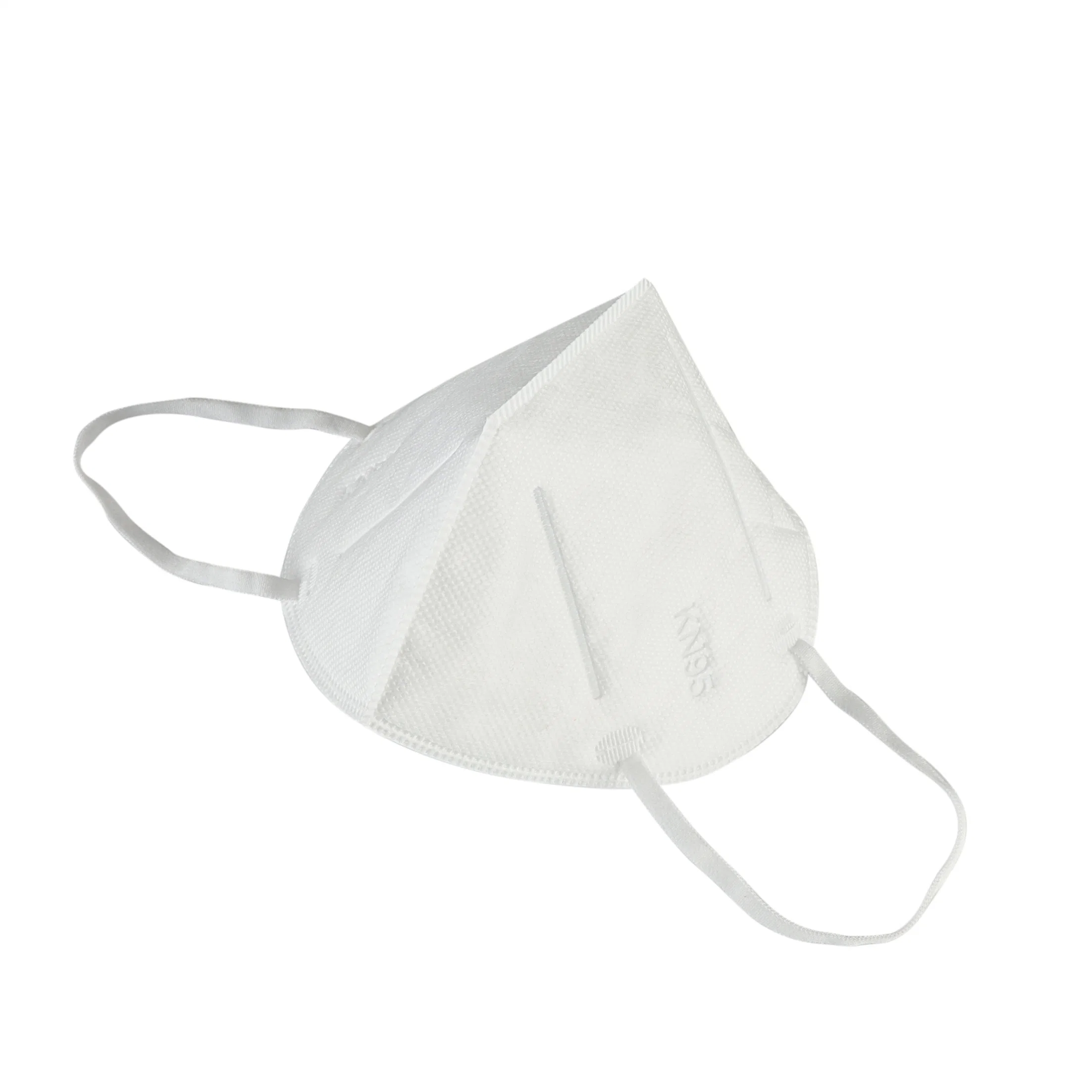 White Safety Disposable 5 Layer Non-Woven KN95 Face Mask