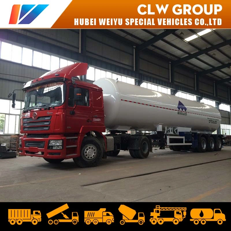 25ton 25mt LPG Gas Tank Semi Trailer 50000liters Liquid Propane Transportation for Tanzania