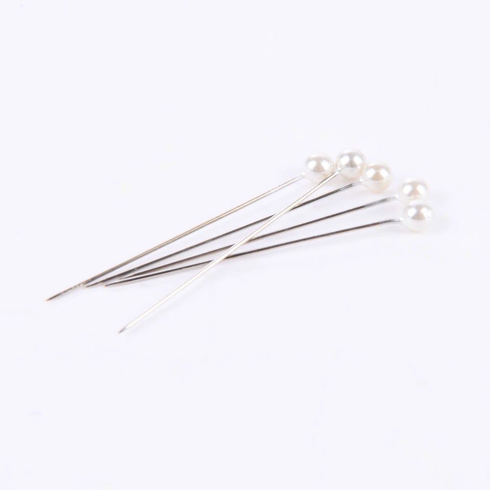 White Ball Pins Peal Round Head Tacks for Daily Sewing and DIY Crafts