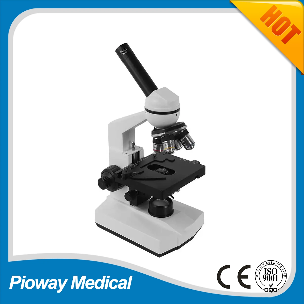 40x-1000X Monokulares Biologisches Mikroskop mit mechanischer Arbeitsstufe (BM-104)