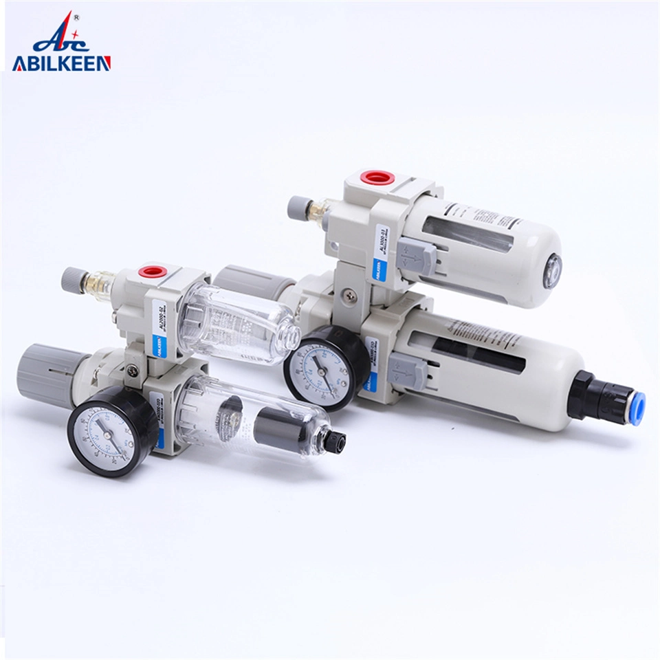 AC2010-01 AC2010-02 AC3010-02 Aluminum Frl Two Unit Auto Drain Pressure Adjustable Air Source Treatment Pneumatic